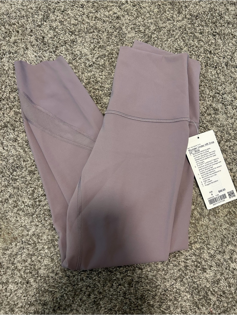 lululemon Lavender High-Rise Leggings